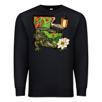 Black louisiana state Premium Sweatshirt - BarkalooDesign