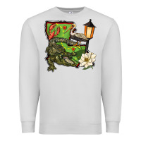 Dove Grey louisiana state Premium Sweatshirt - BarkalooDesign