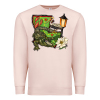 Pale Pink louisiana state Premium Sweatshirt - BarkalooDesign