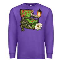 Purple louisiana state Premium Sweatshirt - BarkalooDesign