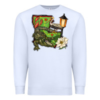White louisiana state Premium Sweatshirt - BarkalooDesign