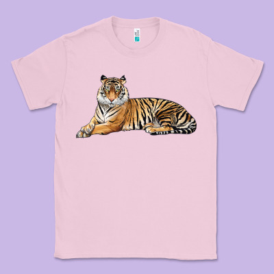 Tiger Classic Tee Designed By Lillyallendesigns