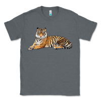 Charcoal Heather Tiger Classic Tee - LillyAllenDesigns