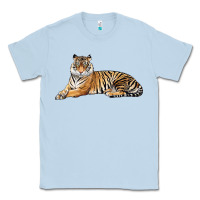 Dusty Blue Tiger Classic Tee - LillyAllenDesigns