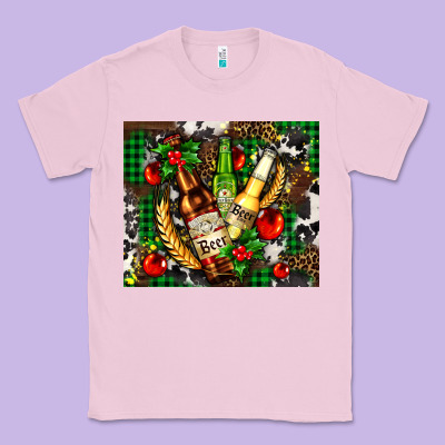Beer Set For Christmas Classic Tee Designed By Adodesignshop