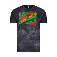 Cloud Black westerb aztec and leopard background Vintage Tee - AdoDesignShop