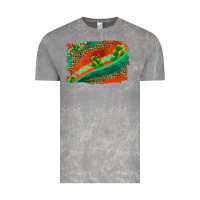 Cloud Rock westerb aztec and leopard background Vintage Tee - AdoDesignShop