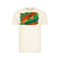 Vintage Arctic westerb aztec and leopard background Vintage Tee - AdoDesignShop