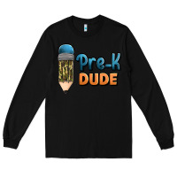 Black pre k dude Long Sleeve Tee - Jasminsmagicworld
