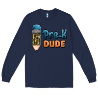 Navy pre k dude Long Sleeve Tee - Jasminsmagicworld