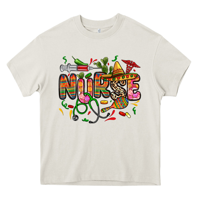 Cinco De Mayo Nurse Heavy Core Tee by Zillion Design Studio | Teevron