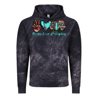 Cloud Black peace love camping Vintage Hoodie - JahusDesignShop