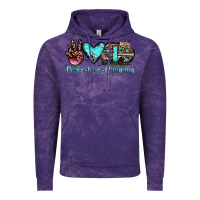 Cloud Purple peace love camping Vintage Hoodie - JahusDesignShop