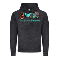 Vintage Black peace love camping Vintage Hoodie - JahusDesignShop