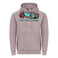 Vintage Zinc peace love camping Vintage Hoodie - JahusDesignShop