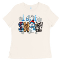 Bone let it snow Ladies Tee - Zillion Design Studio