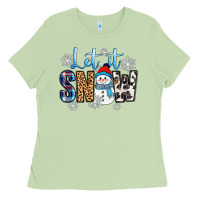 Matcha let it snow Ladies Tee - Zillion Design Studio