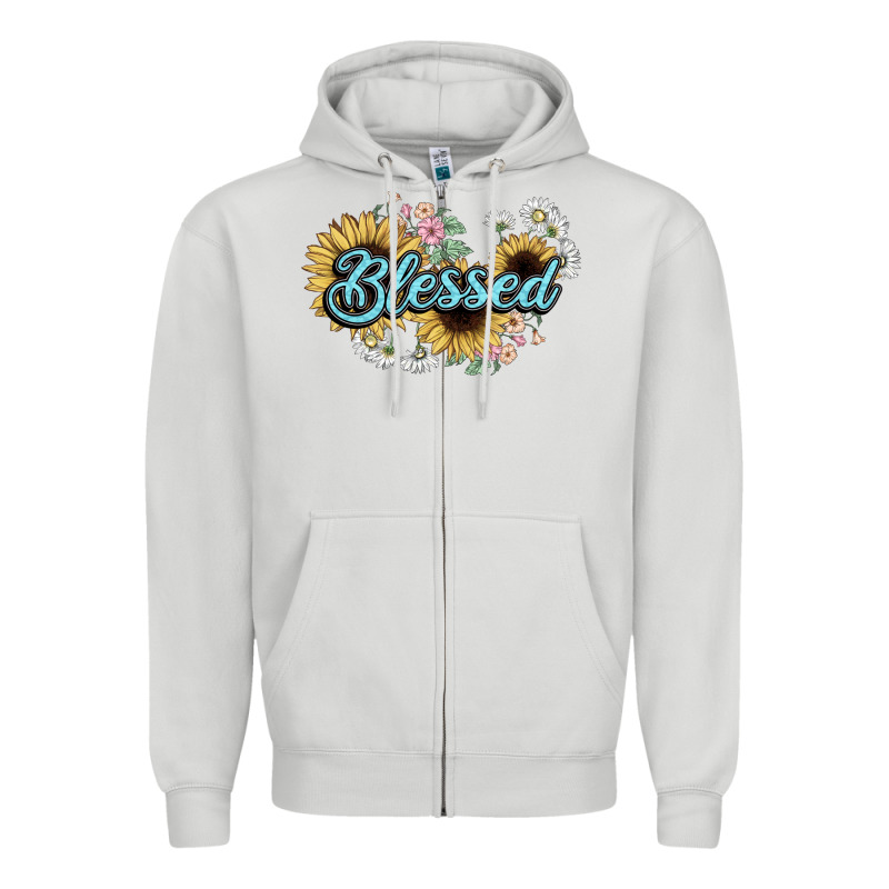 Blessed Zipper Hoodie by NancyCooperArtShop | Teevron