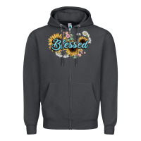 Smoke blessed Zipper Hoodie - NancyCooperArtShop