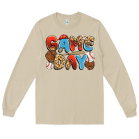 Mushroom game day baseball Long Sleeve Tee - JahusDesignShop
