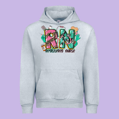 Registered Nurse Urban Hoodie Designed By Cowgirlartshop