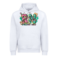 White registered nurse Urban Hoodie - CowGirlArtShop