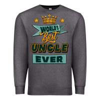 Charcoal Heather world's best uncle ever Premium Sweatshirt - Jasminsmagicworld