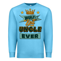 Ocean Blue world's best uncle ever Premium Sweatshirt - Jasminsmagicworld