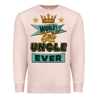 Pale Pink world's best uncle ever Premium Sweatshirt - Jasminsmagicworld