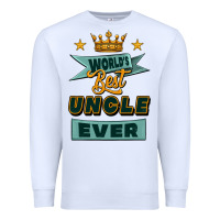 White world's best uncle ever Premium Sweatshirt - Jasminsmagicworld