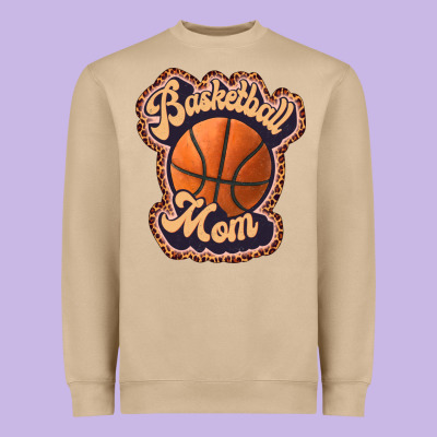 Basketball Mom Heavyweight Sweatshirt Designed By Jahusdesignshop