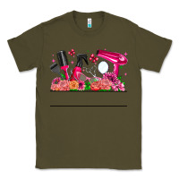 Army Green Hair Stylist Your Textt Classic Tee - CowhideDigitalArt