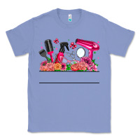 Colony Blue Hair Stylist Your Textt Classic Tee - CowhideDigitalArt