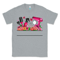 Heather Grey Hair Stylist Your Textt Classic Tee - CowhideDigitalArt