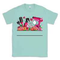 Seafoam Hair Stylist Your Textt Classic Tee - CowhideDigitalArt