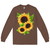 Chestnut treetops sunflower Long Sleeve Tee - LillyAllenDesigns
