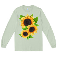 Matcha treetops sunflower Long Sleeve Tee - LillyAllenDesigns