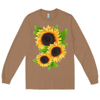 Toasted Coconut treetops sunflower Long Sleeve Tee - LillyAllenDesigns