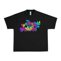 Black straight back to school Urban Heavy Tee - JahusDesignShop