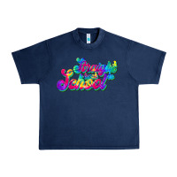 Navy straight back to school Urban Heavy Tee - JahusDesignShop