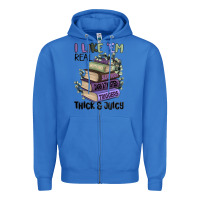 True Royal i like them real thick and juicy books Zipper Hoodie - MaliasSmallBusiness