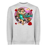 Cupid With Arrows And Stars Heavyweight Sweatshirt | Teevron