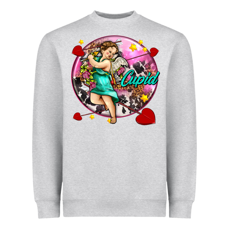 Cupid With Arrows And Stars Heavyweight Sweatshirt by AdoDesignShop | Teevron