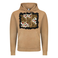 Vintage Camel christmas mistletoe background Vintage Hoodie - BundleAndBundleShop