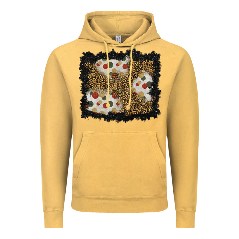 Christmas Mistletoe Background Vintage Hoodie by BundleAndBundleShop | Teevron