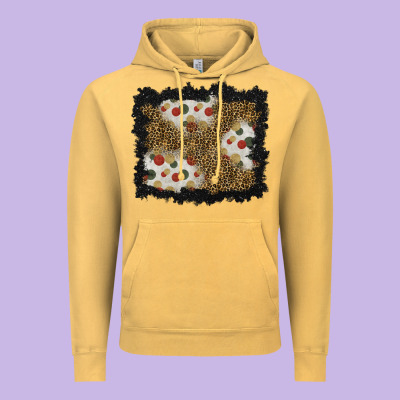 Christmas Mistletoe Background Vintage Hoodie Designed By Bundleandbundleshop