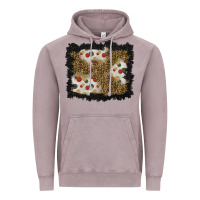 Vintage Zinc christmas mistletoe background Vintage Hoodie - BundleAndBundleShop
