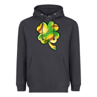 Smoke st. patrick's day clover softball Heavyweight Hoodie - Artiststas