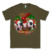 Army Green Christmas heifers Christmas Classic Tee - Jasminsmagicworld