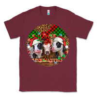 Burgundy Christmas heifers Christmas Classic Tee - Jasminsmagicworld